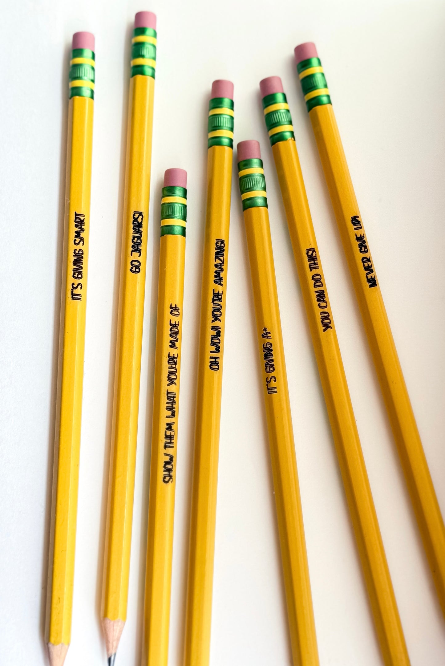 Pencils with Customizable Engraving
