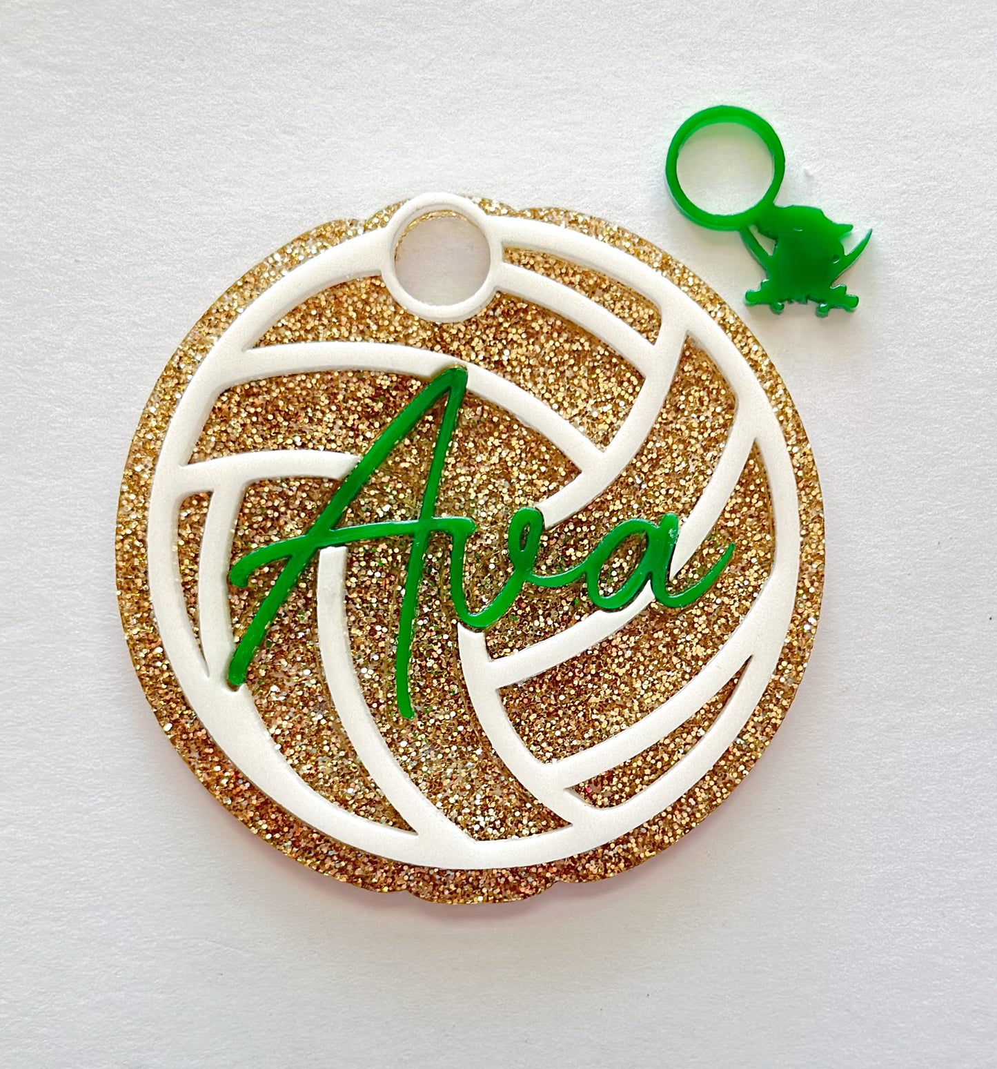 Volleyball Tumbler Tag