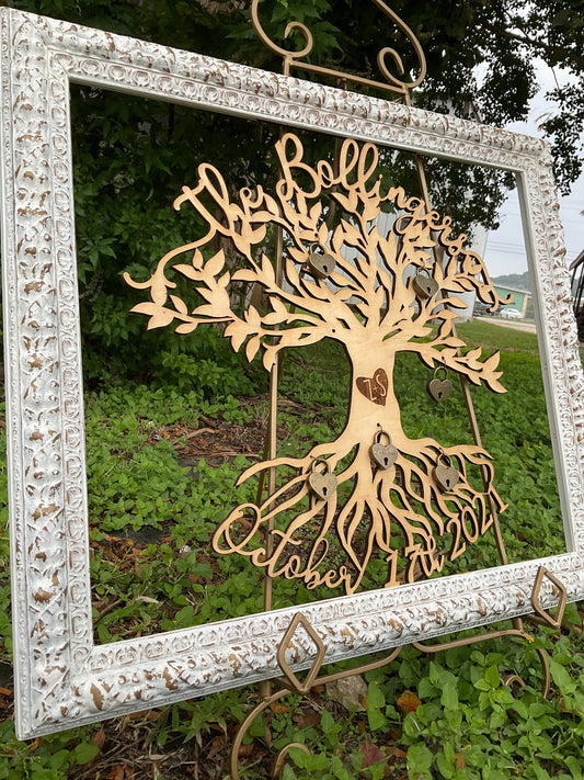 Customizable Wedding Lock Tree